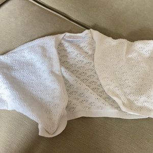 Girls short style cardigan- more for over a dress than pants